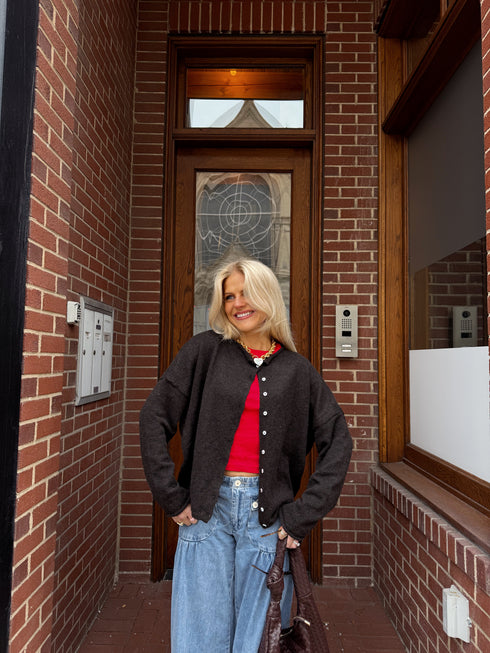 Coco Cutie Cardigan // Chocolate